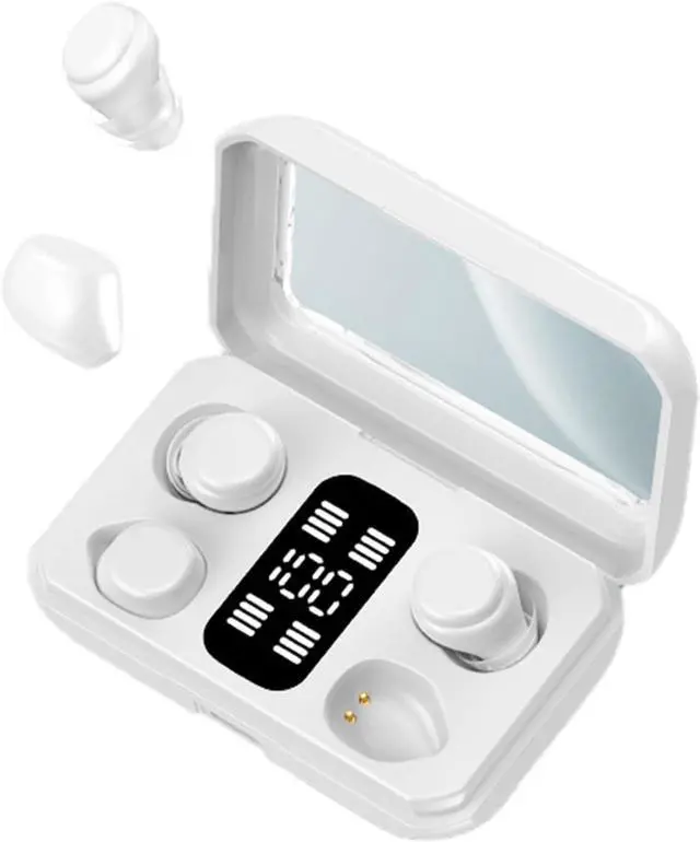 Main image of Sleep Headphones Sleep Earbuds Dual Bluetooth Headsets Bluetooth 5.4 Type-C Fast Charging Sleep Earphones with Two Pairs of Earphones Wear Non-Sensory Sleep Headphones(White)