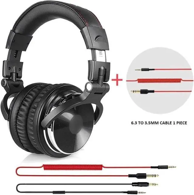 Alt view image 5 of 7 - Active Noise Cancelling Headphones, Over Ear Headphones, Hi-Res Audio, Deep Bass, Memory Foam Ear Cups, for Travel, Home Office(Black)