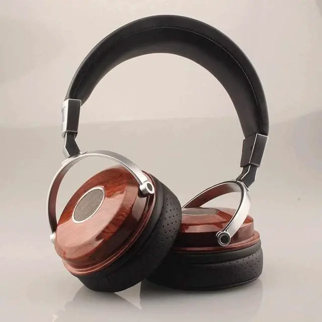 Alt view image 3 of 5 - High-end Luxury Wooden Head-Mounted Wooden Earphones, Rosewood Moving Coil Wooden Earphones,Suitable for Those Who Like to Play Games