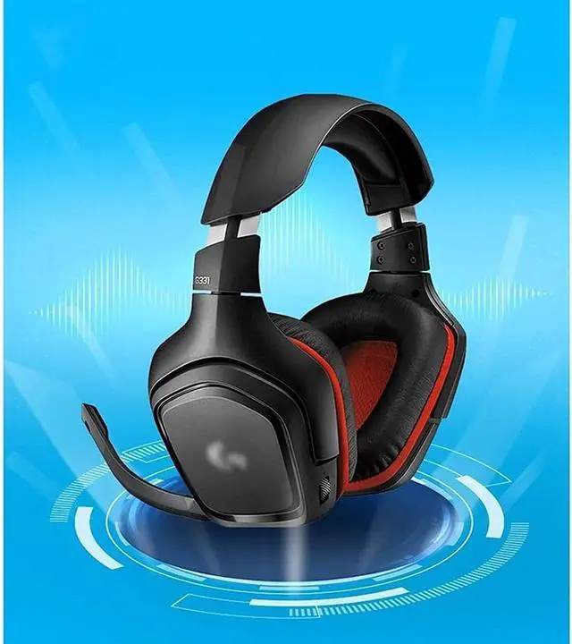 Alt view image 2 of 7 - Wireless Gaming Headset Headphones USB for PS5 PS4 PC Computer,Gaming Gaming Headset Headset Wired Desktop Computer Universal
