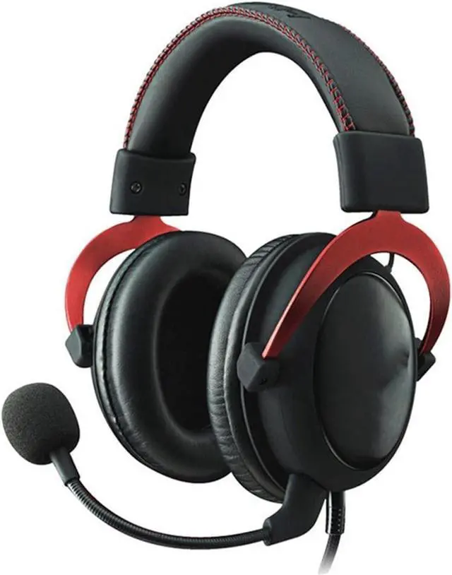 Main image of Head-Mounted Gaming Headset Wired,Noise Reduction with Microphone Notebook Desktop Computer Headset (Color : Red)