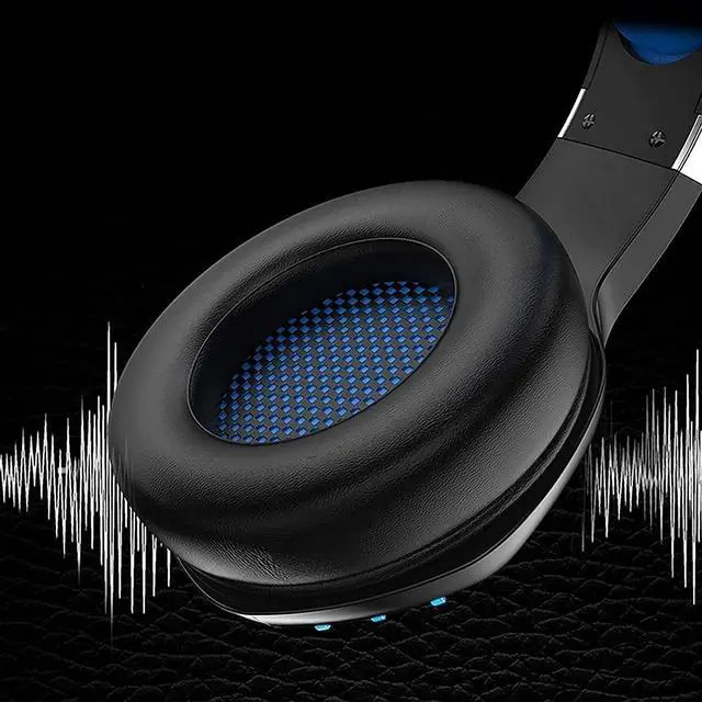 Alt view image 6 of 6 - Gaming Headset,Headphones and Microphones, Game Headphones with Noise Cancellation Microphones, Children's Adult Stereo Headphones,for PS4,PS5,PC,Laptop