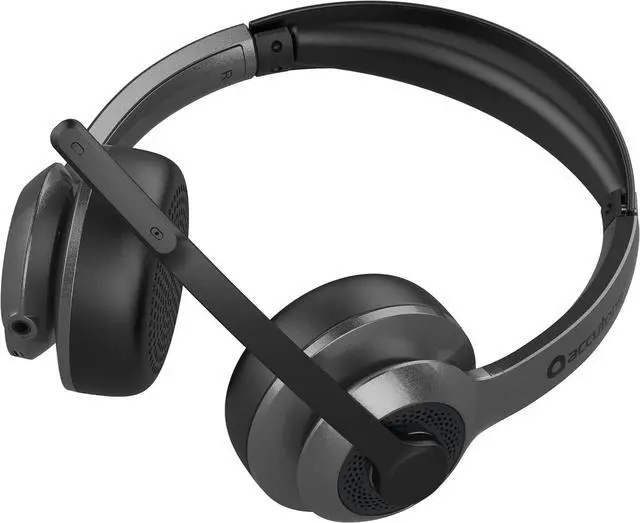 Alt view image 5 of 6 - Accutone Sonar 75 Dual Bluetooth & 3.5mm Jack Wired Headset - Bluetooth Headset with NC Mic, Long-Enduring Battery for PC/Mac & Cell Phones. Works with MS Teams/Skype/Zoom