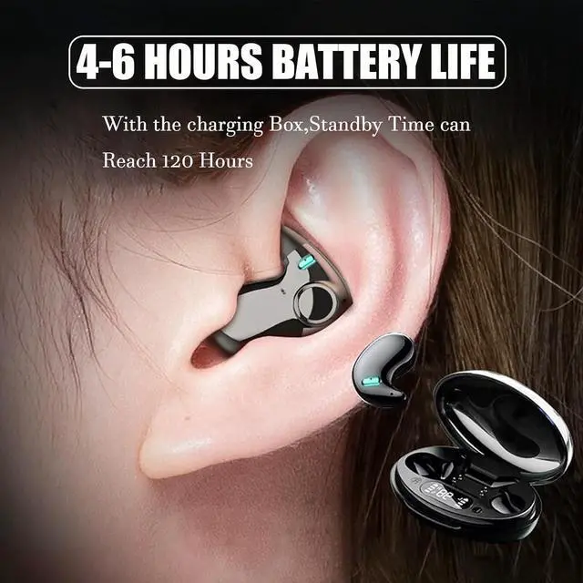 Alt view image 4 of 7 - Sleep Headphones Bluetooth 5.3 Bluetooth Sleep Headphones Sleep Headphones Wireless Sleep Earbuds Sleep Earbuds for Side Sleepers Sleep Earbuds Noise Cancelling