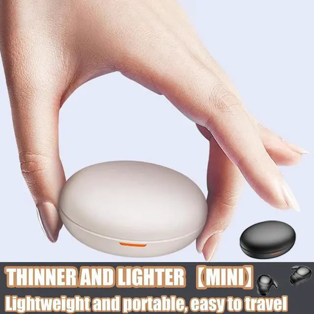 Alt view image 2 of 7 - ASMR-1 Wireless Bluetooth 5.3 In-Ear Headphones, Black, Sleep Earbuds with Active Noise Cancellation, Comfortable for Side Sleepers, IPX5 Waterproof