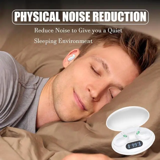 Alt view image 3 of 7 - Sleep Headphones Bluetooth 5.3 Bluetooth Sleep Headphones Sleep Headphones Wireless Sleep Earbuds Sleep Earbuds for Side Sleepers Sleep Earbuds Noise Cancelling