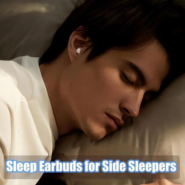 Alt view image 2 of 7 - Sleep Headphones sleep earbuds for side sleepers Meditation Noise Blocking Earbuds for Sleep Comfortable Fit for Unlimited Sleep Sounds Insomnia Side Sleeper Snoring Air Travelpink coffee color