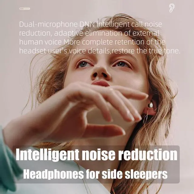 Alt view image 5 of 7 - Sleep Earbuds Headphones for Sleep Earbuds for Side Sleepers Noise Blocking Earbuds for Sleep Comfortable Fit for Insomnia Side Sleeper Snoring Air Travel MeditationWhite