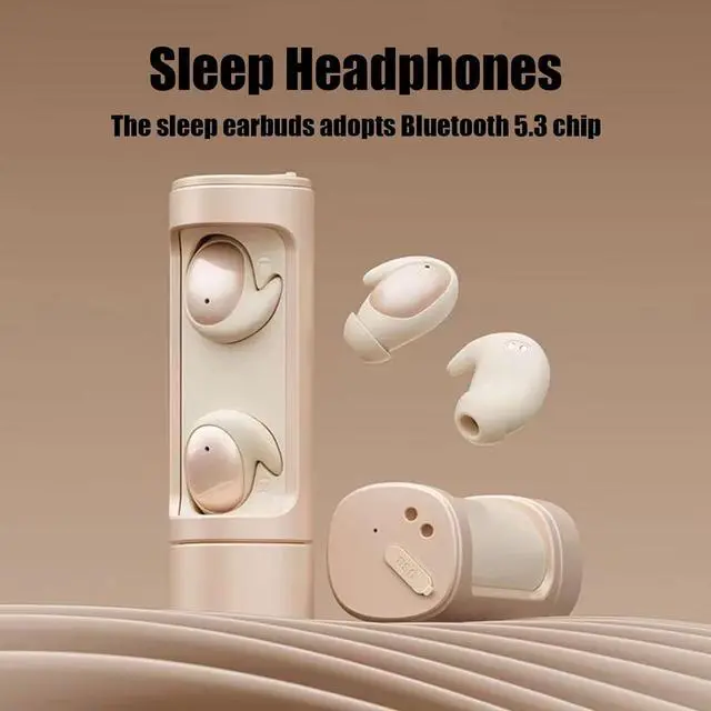 Alt view image 2 of 6 - Sleep Earbuds Invisible Earbuds Sleep Headphones Wireless Bluetooth 5.3 Sleep Headphones Sleeping Headphones Sleeping Earbuds Comfortable Noise Cancelling Earbuds Bluetooth 5.3 Waite