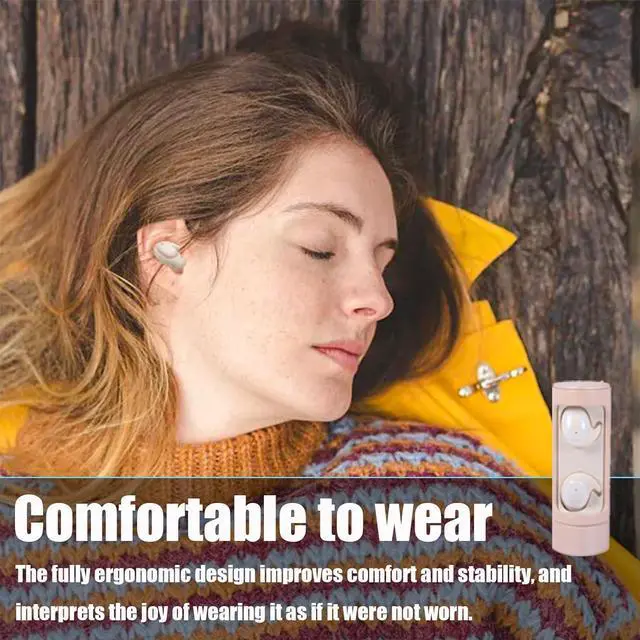 Alt view image 5 of 6 - Sleep Earbuds Invisible Earbuds Sleep Headphones Wireless Bluetooth 5.3 Sleep Headphones Sleeping Headphones Sleeping Earbuds Comfortable Noise Cancelling Earbuds Bluetooth 5.3 Waite