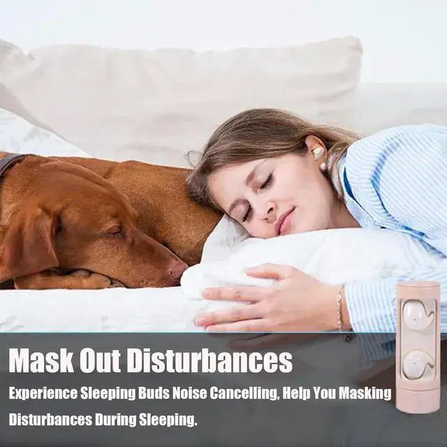 Alt view image 4 of 6 - Sleep Earbuds Invisible Earbuds Sleep Headphones Wireless Bluetooth 5.3 Sleep Headphones Sleeping Headphones Sleeping Earbuds Comfortable Noise Cancelling Earbuds Bluetooth 5.3 Waite