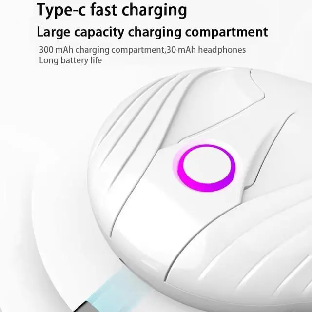 Alt view image 6 of 7 - IKXO Wireless Earbuds Bluetooth 5.3 Headphones, Built-in Microphone, Immersive Premium Sound,Comfort Fit in Ear & 36H Playtime,Low Delay Headset for Gaming Travel,Black