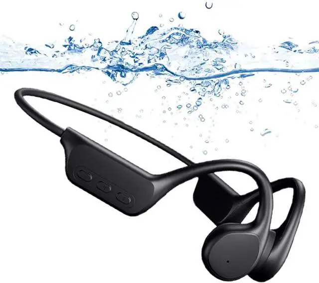 Main image of Waterproof Headphones for Swimming Bone Conduction Headphones MP3 IPX8 Waterproof Lightweight for Bluetooth Earphones Running,High Capacity,Swimming Stable to wear Bluetooth 5.3 32GB