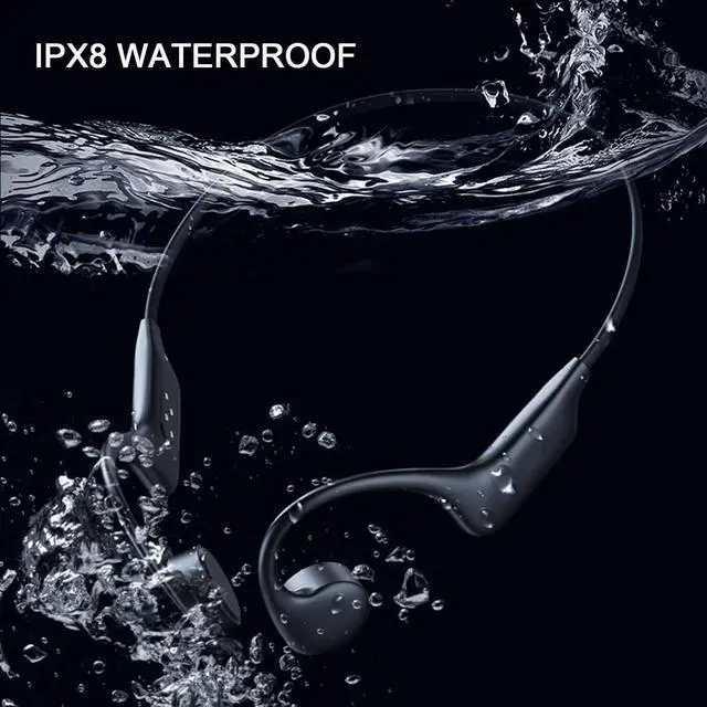 Alt view image 5 of 7 - Swimming Headphones Bone Conduction Headphones Bluetooth 5.0 IPX8 16GB Waterproof Lightweight Bluetooth Earphones PremiumSound Quality Driving MP3