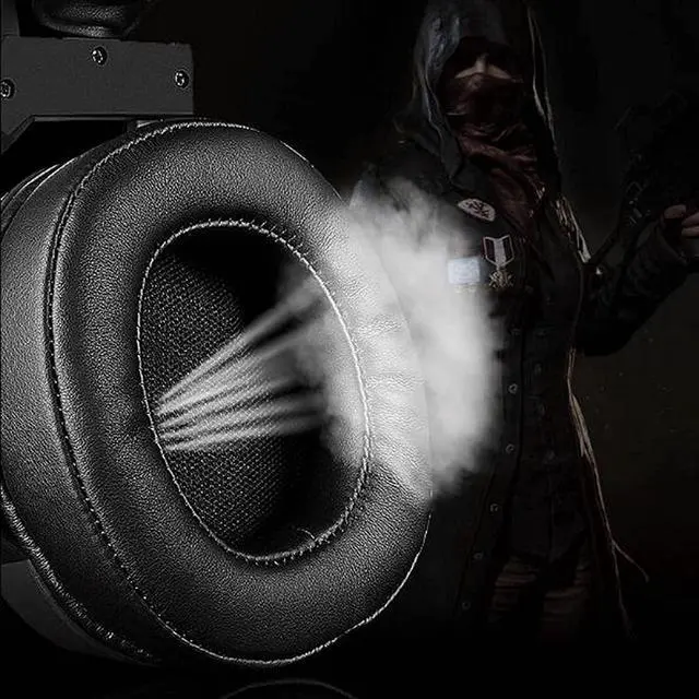 Alt view image 2 of 7 - Wired Gaming Headset, Computer Headphones with Microphone/Mic Noise Cancelling, Headset with Noise Canceling Mic - Black