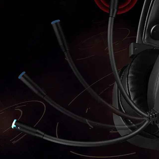 Alt view image 5 of 7 - Wired Gaming Headset, Computer Headphones with Microphone/Mic Noise Cancelling, Headset with Noise Canceling Mic - Black