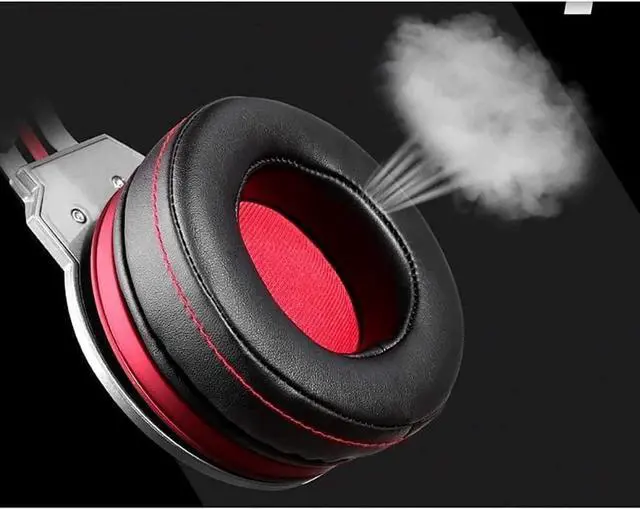 Alt view image 2 of 7 - Gaming Headset with Microphone,Head Set Gaming Headset with Mic 7.1 Surround Sound Soft Memory Earmuffs Compatible with PC Laptop Accessories