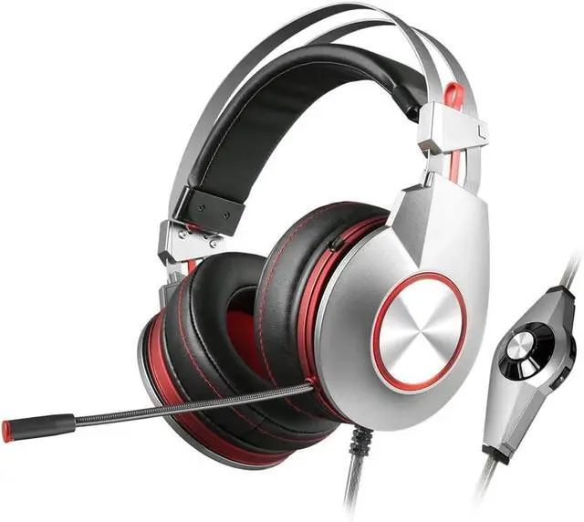 Alt view image 7 of 7 - Gaming Headset with Microphone,Head Set Gaming Headset with Mic 7.1 Surround Sound Soft Memory Earmuffs Compatible with PC Laptop Accessories