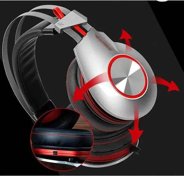 Alt view image 6 of 7 - Gaming Headset with Microphone,Head Set Gaming Headset with Mic 7.1 Surround Sound Soft Memory Earmuffs Compatible with PC Laptop Accessories