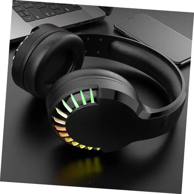 Alt view image 3 of 7 - Game Headphone 1pc Gaming Headset PC Headset Microphone Headset Over The Ear Headphones RGB Headphones Color Changing Gaming Headset Portable Headphones Headset for Phone Diode