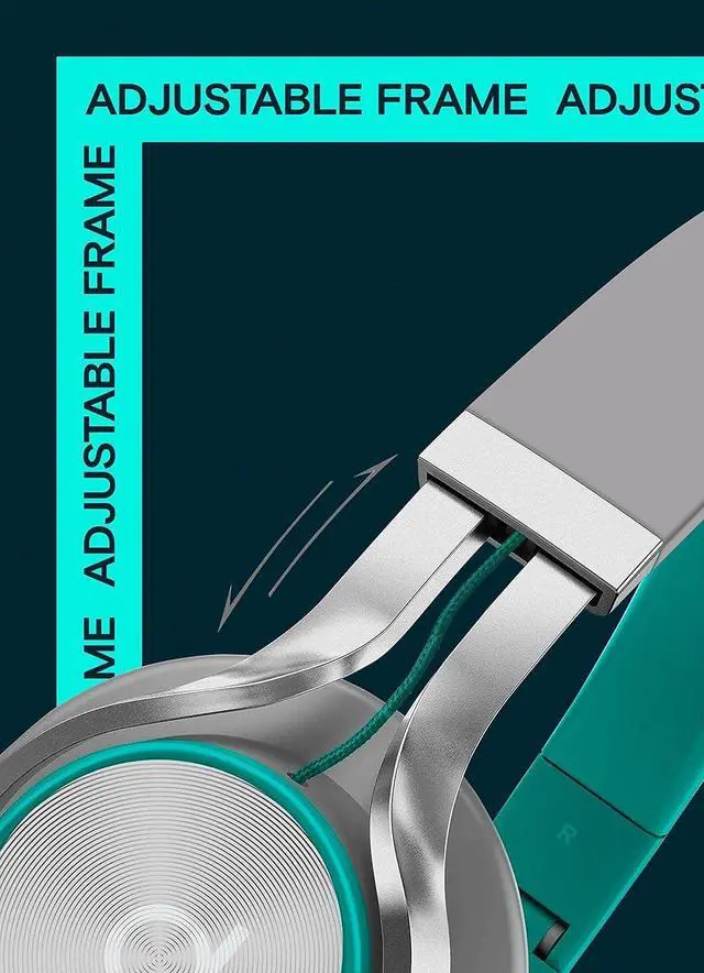 Alt view image 3 of 7 - ARTIX CL750 Foldable Noise Isolating On Ear Headphones & Kidrox Tiger-Ear Kids Headphones Boys/Girls