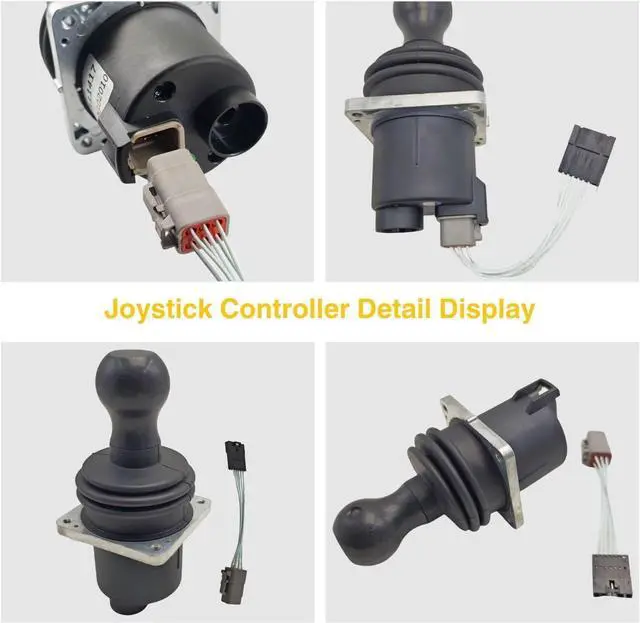 Alt view image 6 of 6 - Dual Axis Joystick w/ Wire Harness Scissor Lift Controller 111417 Compatible with Genie Lift S-100 S-105 S-120 S-125 S-40 S-45 S-60 S-65 S-80 S-85 Z-45/25 IC Z-45/25J Z-51/30J Z-60/34 Z-80/60