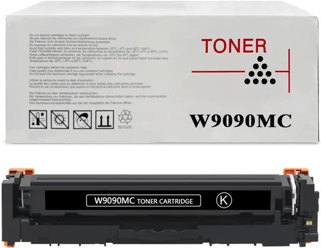Main image of W9090 W9090MC Black Toner Cartridge Replacement for HP Color Laserjet Managed MFP E45028 E47528 E45028dn E47528f Printer