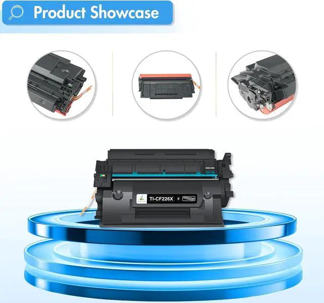 Alt view image 6 of 7 - True Image Compatible Toner Cartridge Replacement for HP 26X CF226X 26A CF226A HP Laserjet Pro M402n M402 M426fdn M426fdw (Black, 2-Pack)