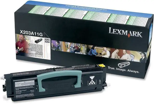 Alt view image 3 of 3 - Original Lexmark X203A11G 2500 Yield Black Toner Cartridge