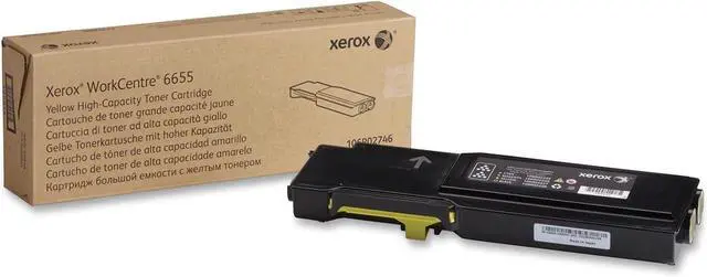 Main image of Xerox Workcentre 6655 Yellow High Capacity Toner Cartridge (7,500 Pages) - 106R02746