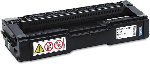 Alt view image 2 of 3 - Ricoh Cyan Toner Cartridge, 2500 Yield, Type SPC310A (406345)