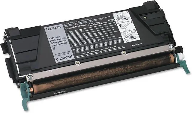 Main image of Lexmark Black High Yield Return Program Toner Cartridge -Black -Laser -8000 Page -1 Each