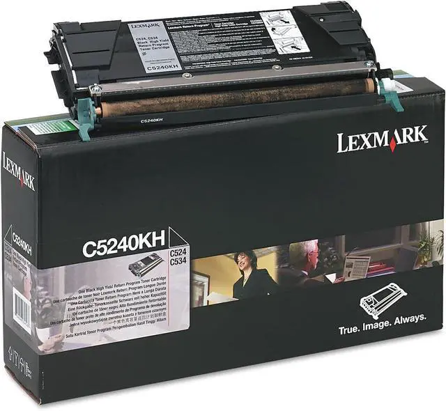 Alt view image 2 of 2 - Lexmark Black High Yield Return Program Toner Cartridge -Black -Laser -8000 Page -1 Each