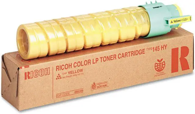 Main image of Ricoh Corp 888309 Type 145 LP Toner Cartridge- Yellow HY