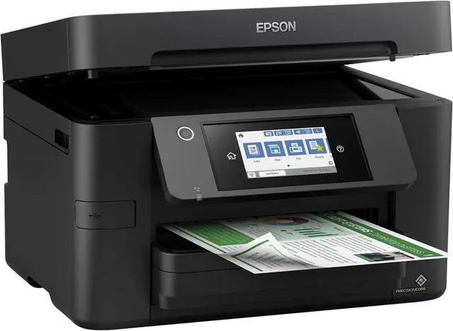 Alt view image 6 of 7 - Epson Workforce Pro WF-3820 Wireless All-in-One Printer with Auto 2-Sided Printing, 35-Page ADF, 250-sheet Paper Tray and 2.7" Colour Touchscreen , Black