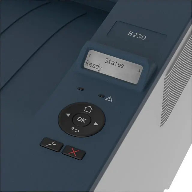 Alt view image 4 of 7 - Xerox B230 Printer, Black and White_Blue Laser, Wireless, Compact