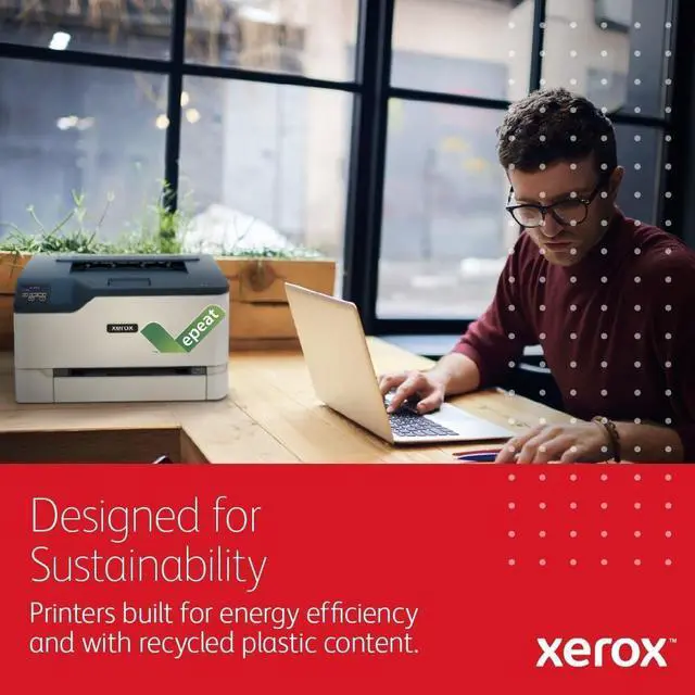 Alt view image 7 of 7 - Xerox B230 Printer, Black and White_Blue Laser, Wireless, Compact