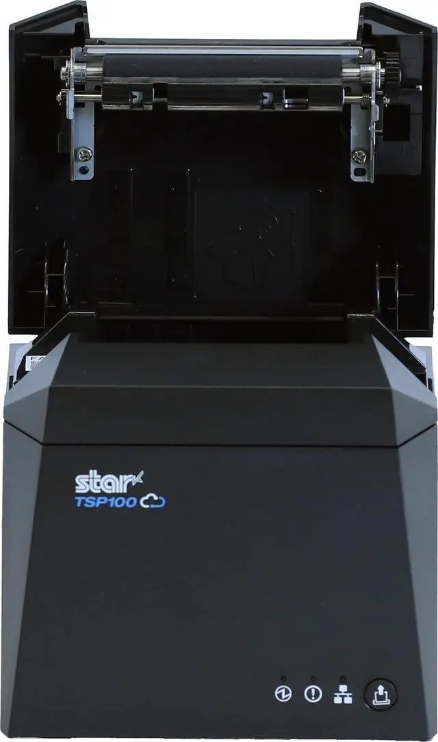 Alt view image 4 of 7 - Star Micronics TSP143IVUE USB/Ethernet (LAN) Thermal Receipt Printer with Android Open Accessory (AOA), CloudPRNT, Cutter, and Internal Power Supply - Gray