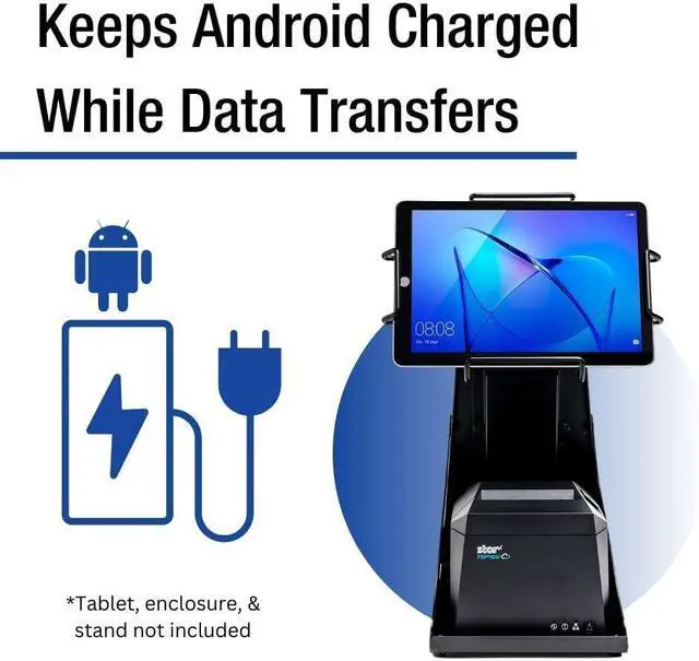 Alt view image 6 of 7 - Star Micronics TSP143IVUE USB/Ethernet (LAN) Thermal Receipt Printer with Android Open Accessory (AOA), CloudPRNT, Cutter, and Internal Power Supply - Gray