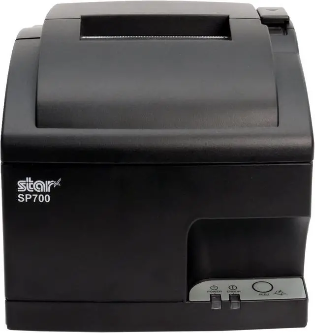 Alt view image 2 of 3 - Star Micronics 37999300 Model SP742MU Impact Friction Printer, Cutter, USB, Internal Power Supply Included, Gray