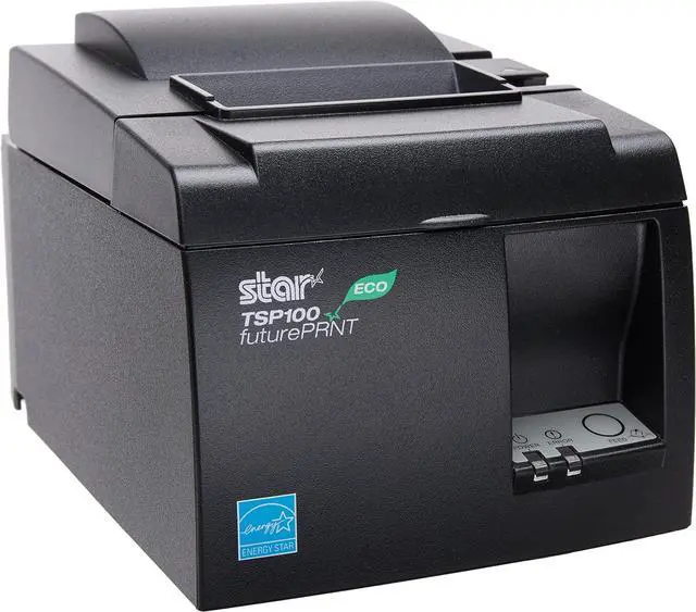 Main image of Star MicronicsTSP143IIU Gry US ECO - Monochrome Thermal Receipt Printer - Cutter - USB - Gray - Internal Power Supply and Cable Included