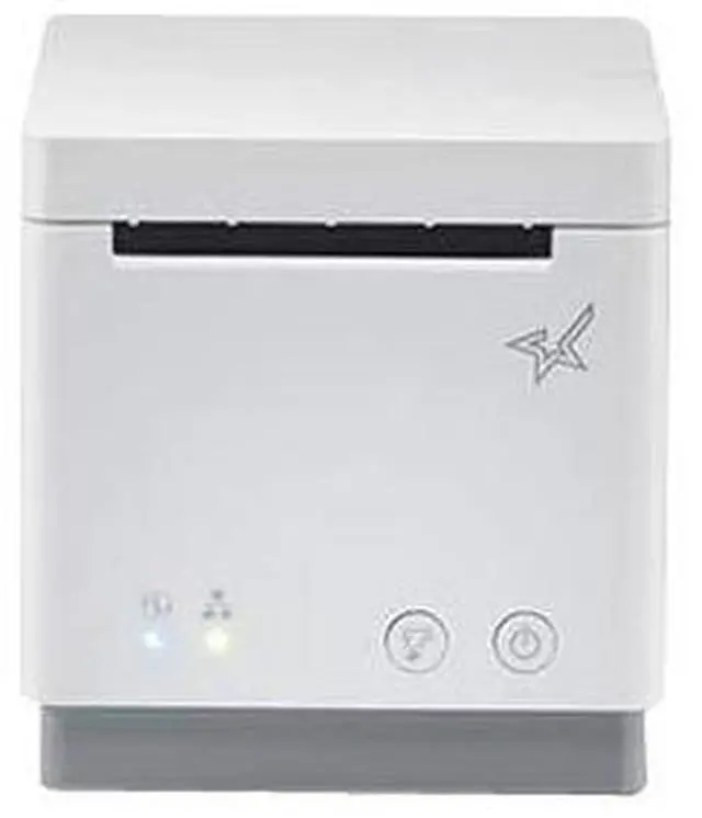 Alt view image 3 of 3 - Star Micronics mC-Print2 2-inch Ethernet (LAN) / USB Thermal POS Printer with CloudPRNT, Cutter, and External Power Supply - White