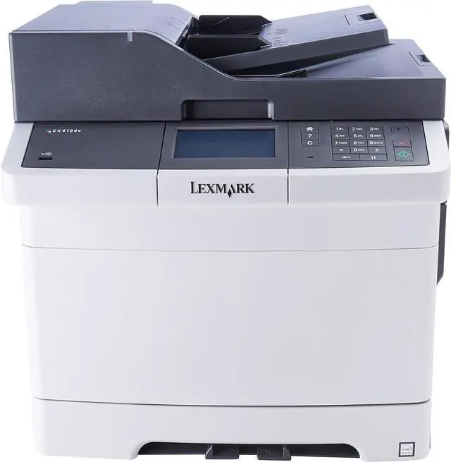 Alt view image 2 of 2 - Lexmark CX410de Color All-In One Laser Printer with Scan, Copy, Network Ready, Duplex Printing and Professional Features