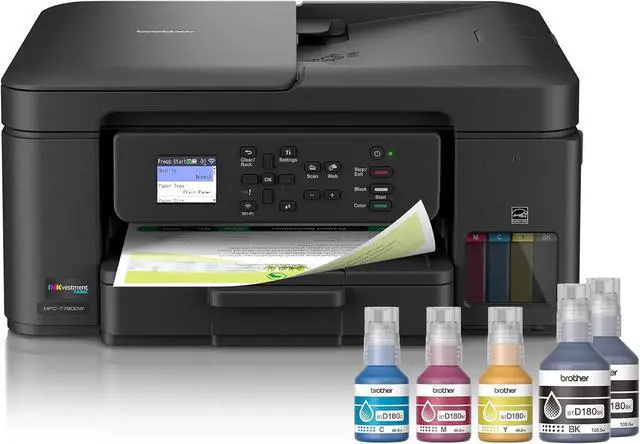 Main image of Brother INKvestment Tank MFC-T780DW Colour Inkjet All-in-One Printer, Copier, Scanner, Wireless with Duplex Printing and Up to 3 Years of in-Box Ink