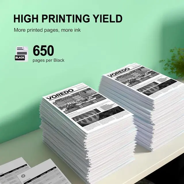 Alt view image 3 of 6 - 260XL Black Ink Cartridge (2 Pack) Replacement for TS6420a Ink Cartridges for 260 Black Ink PG-260XL Use for TS6400 TS6420a TS6420 TS5300 TS5320 TR7020a TR7020 TR7022 TR7022a