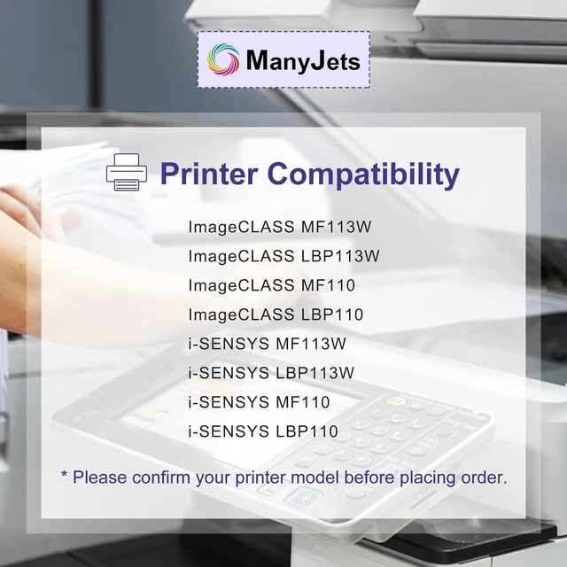 Alt view image 2 of 7 - 047 Compatible Toner Cartridge Replacement for Canon 047 CRG-047 Black Work with Canon Color ImageCLASS MF113W LBP113W MF110 LBP110 i-SENSYS MF113W LBP113W MF110 LBP110 Printer (Black,2-Pack)