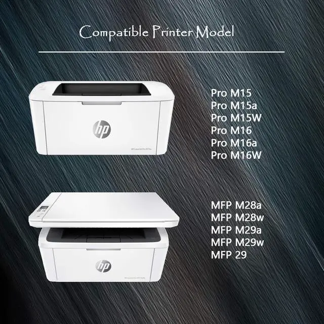 Alt view image 2 of 7 - TG Imaging (4-Pack) Compatible CF248A 48A Toner Cartridge for use in HP Laserjet Pro M15w M15a M16a M16w M15 HP Laserjet Pro MFP M28w M28a M29w M29a Printer (Balck, with Chip)