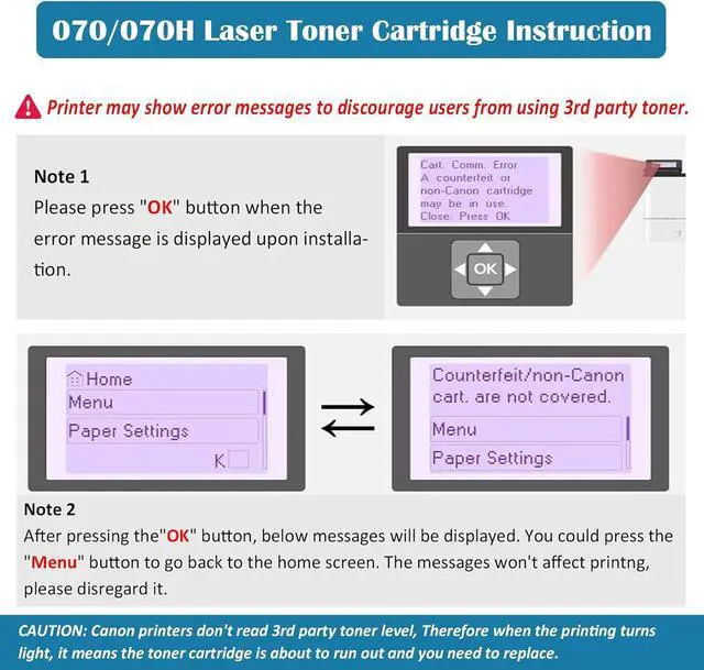 Alt view image 2 of 7 - Compatible 070 CRG070 CRG-070 ( 070 H 070H CRG070H ) Toner Cartridge Standard Capacity 3000 Pages for Canon imageCLASS MF461dw MF462dw MF465dw LBP243dw LBP246dw LBP247dw Printers (Black x1)