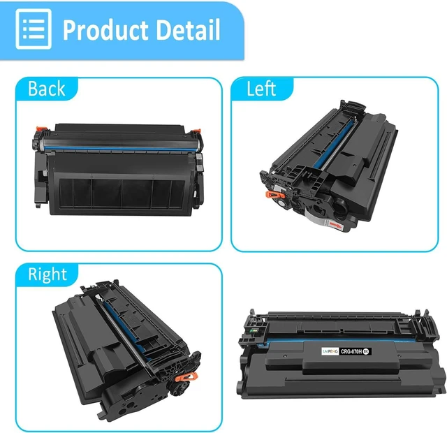 Alt view image 5 of 7 - 070H CRG070H CRG-070H 070 H ( 070 CRG070 ) Toner Cartridge High Capacity 10200 Pages Compatible for Canon imageCLASS MF465dw MF461dw MF462dw LBP243dw LBP246dw LBP247dw Printers ( Black x1 )