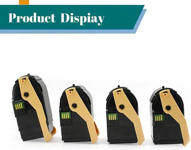 Alt view image 4 of 7 - Compatible 7100 Toner Cartridges Replacement for Xerox 106R02605 106R02599 106R02600 106R02601 Use for Phaser 7100 7100DN 7100N Printer (1Yellow)